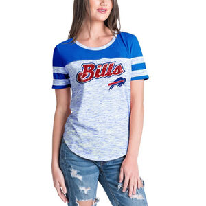 Buffalo Bills New Era Medium Blue Royal Gel Glitter T-shirt